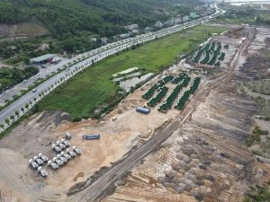 Hình 2: tiến độ dự án Vinhomes Hạ Long Xanh
